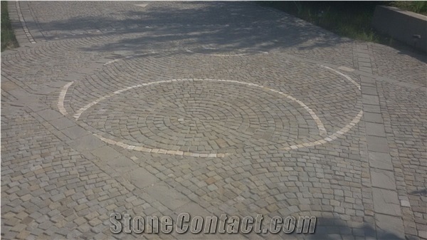 Grey Sandstone Cubes, Cobblestone, Pavers
