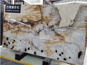 Amazon Multicolor Marble Kitchen Installation