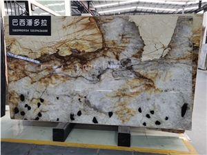 Amazon Multicolor Marble Kitchen Installation