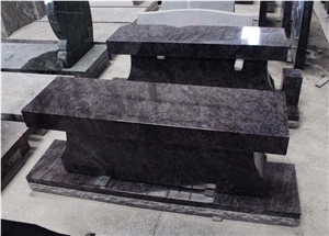 Bahama Blue Granite American Style Monument