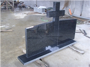 Beida Dark Green Granite Polished Tombstone Beida Dark Green Granite Polished Tombstone
