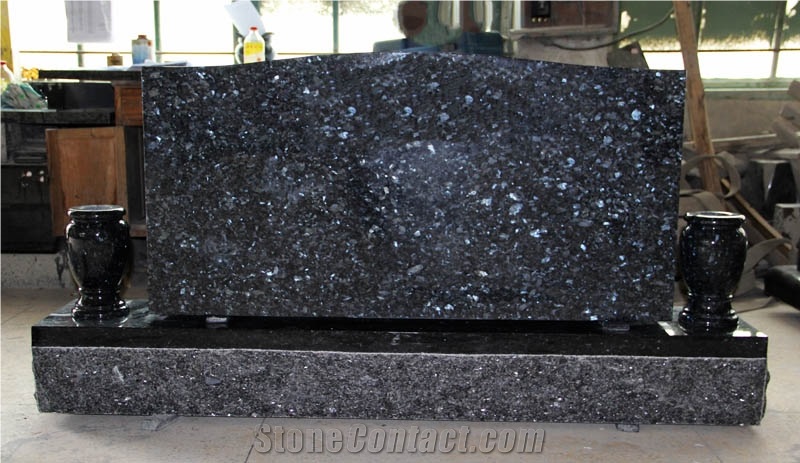Blue Pearl Granite American Upright Die and Base