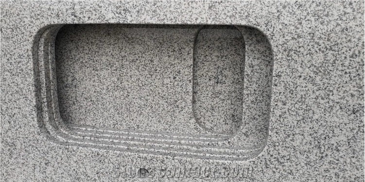 Grey G655 White Granite Countertop