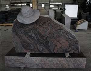 Paradiso Hat Shape Carving Usa Upright Monument Paradiso Hat Shape Carving Usa Upright Monument