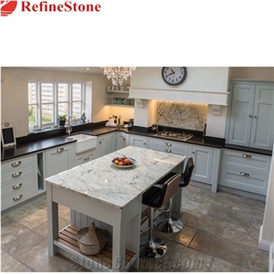 Andromeda White Granite Kitchen Countertop,Island Andromeda White Granite Kitchen Countertop,Island