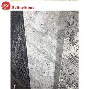 Andromeda White Granite Kitchen Countertop,Island