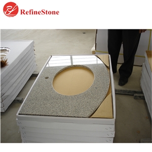Bath Chinese Stone Counter Top With Basin