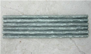 Black and White Quartzite Flat Cultured Stone