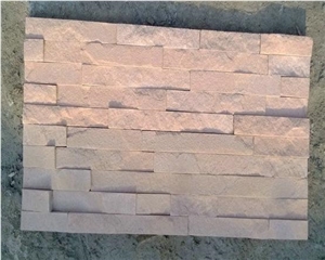 Black and White Quartzite Flat Cultured Stone