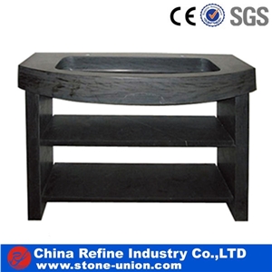 Black Easy Cleaning Marble Wash Tops & Vanity Tops