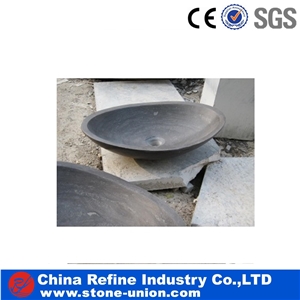 Blue Limestone Honed Washing Oval Basin
