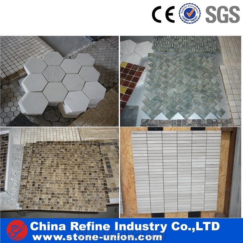 Carrara Lantern Marble Stone Mosaic Tile