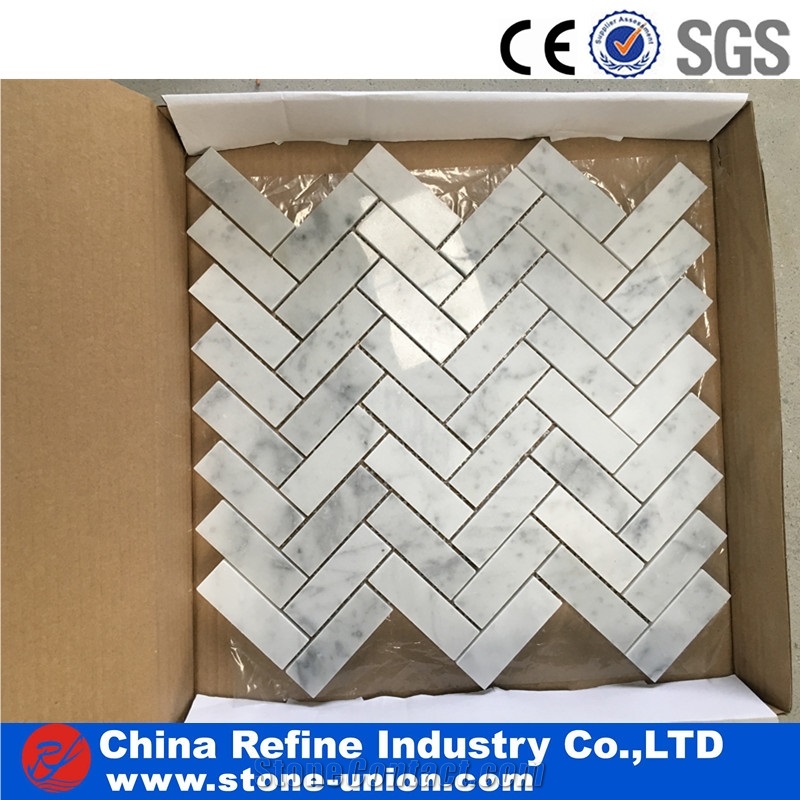 Carrara Lantern Marble Stone Mosaic Tile