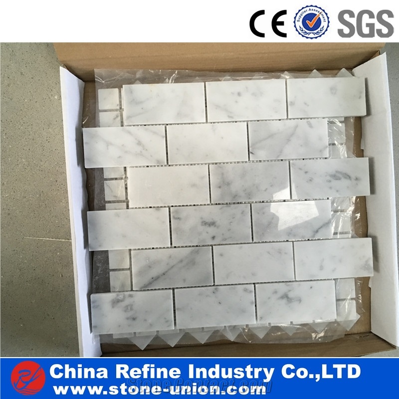 Carrara Lantern Marble Stone Mosaic Tile