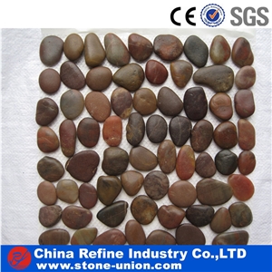 Cheap Modern River Stone Pebbles on Mesh