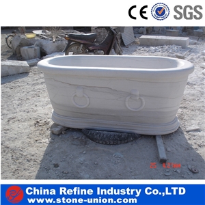 Cheap Price Custom Freestanding Marble Stone Bath Tubs