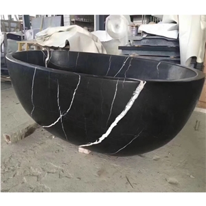 Cheaper Yellow Limestone Stone Bathtub for Sale