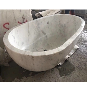 Cheaper Yellow Limestone Stone Bathtub for Sale