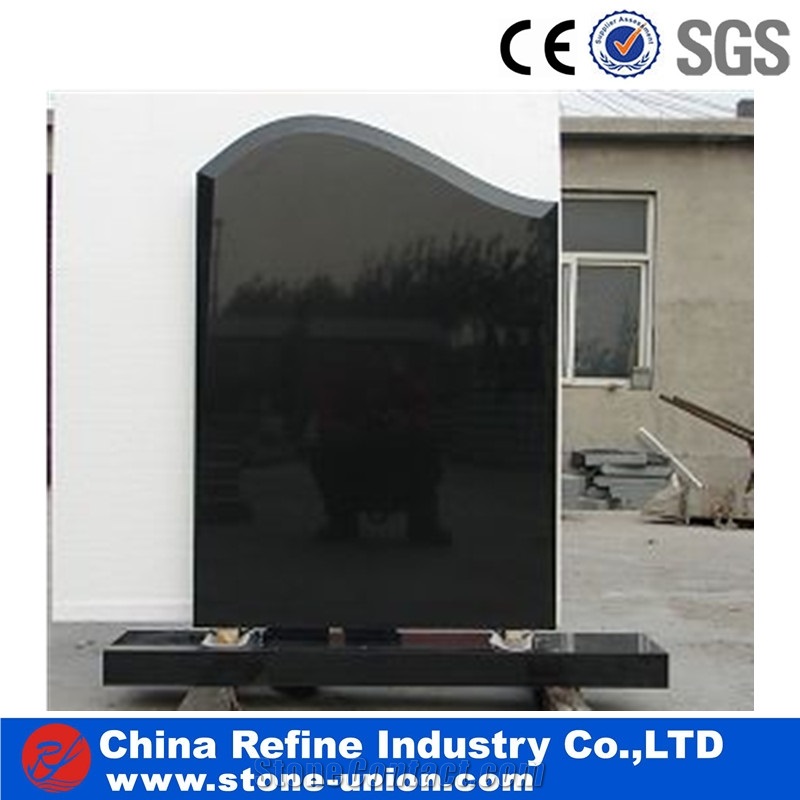 China Absolute Black Granite Monument,Tombstone