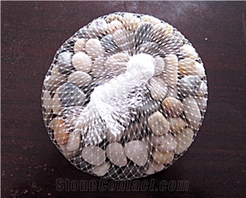 China Manufacturer Mixed Color River Stone