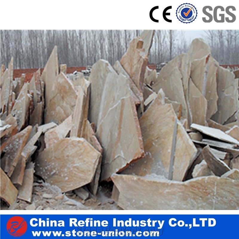 China Rusty Slate Floor Flagstone Walkway Paving