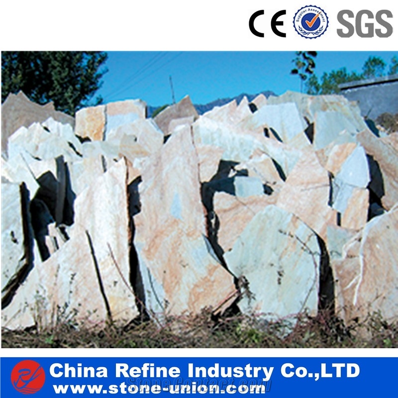 China Rusty Slate Floor Flagstone Walkway Paving