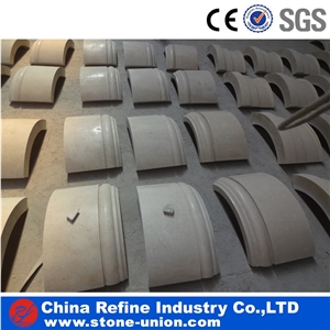 Customized Beige Sandstone Column,Landscape Pillar