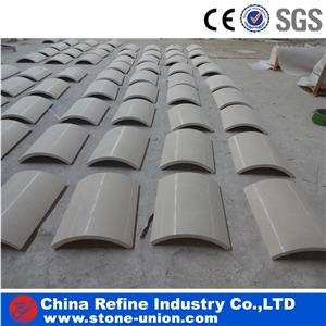 Customized Beige Sandstone Column,Landscape Pillar