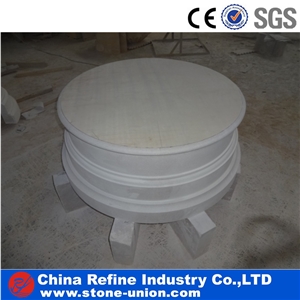 Customized Beige Sandstone Column,Landscape Pillar
