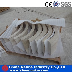 Customized Beige Sandstone Column,Landscape Pillar