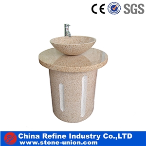 G682 Beige Rusty Granite Wash Tops and Basins,Bowl