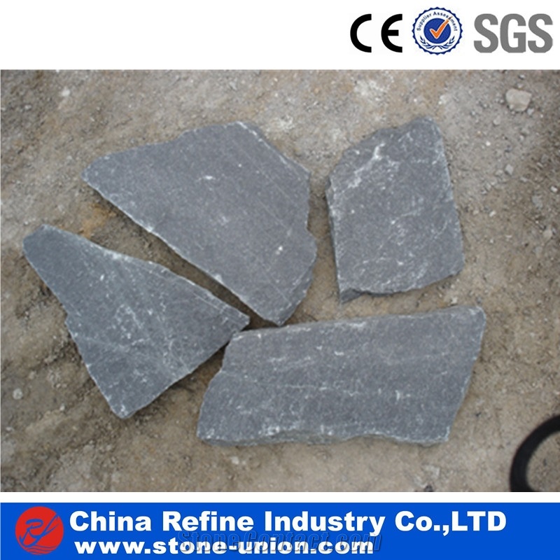 Grey Slate Irregular Flagstones Walkway Pavers