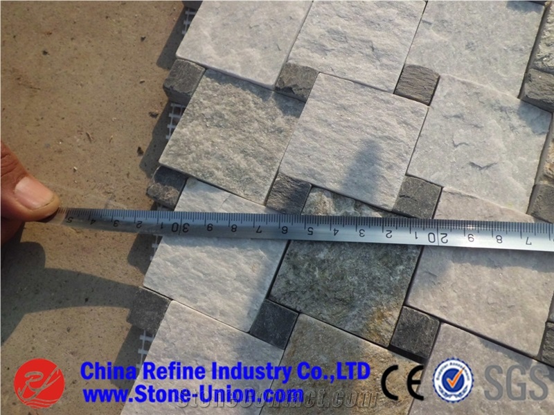 Grey Slate Wall Tile Mosaic for Flooring Tile