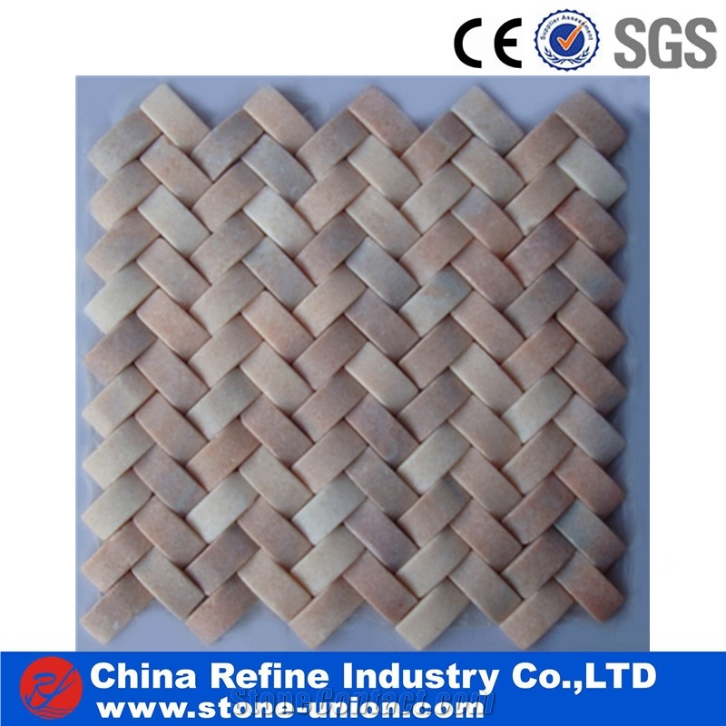 Mixed Onyx Stone and Color Marble Mosaic Tiles