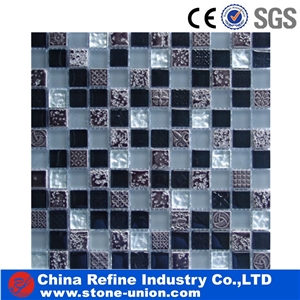 Mixed Onyx Stone and Color Marble Mosaic Tiles