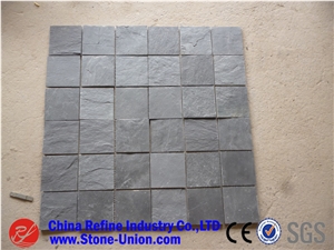 Natural Interior Grey Slate Mosaic Tile