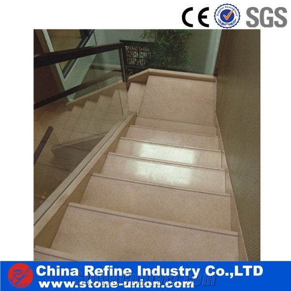 Natural Marble Stair Treads And Staircase Risers
