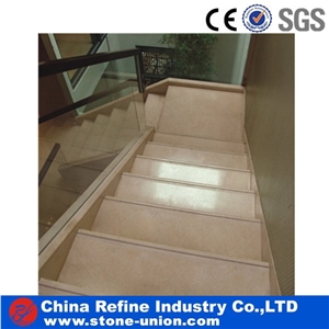 Natural Marble Stair Treads And Staircase Risers