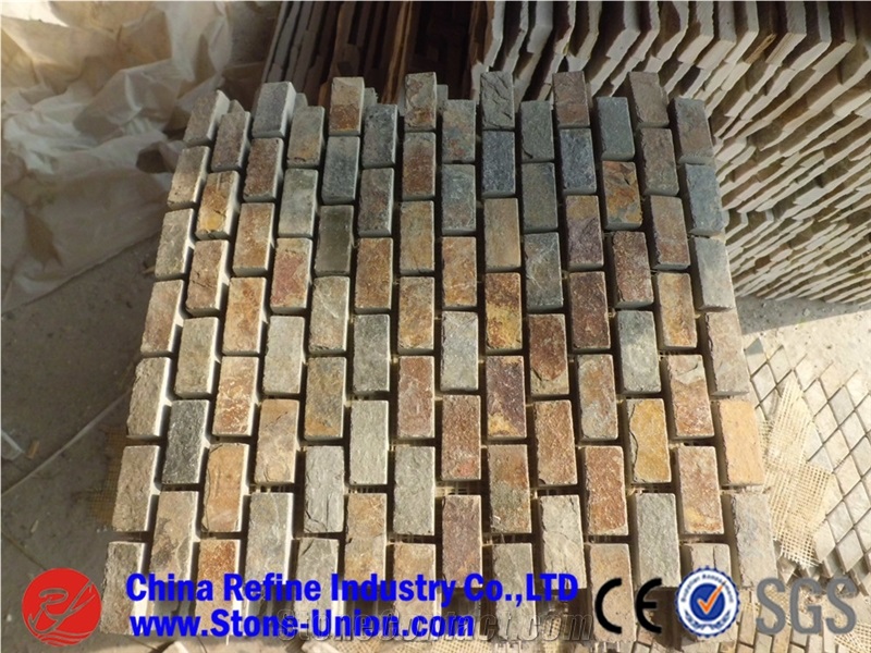 Natural Rusty Natural Slate Mosaic