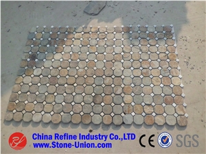 Natural Rusty Natural Slate Mosaic