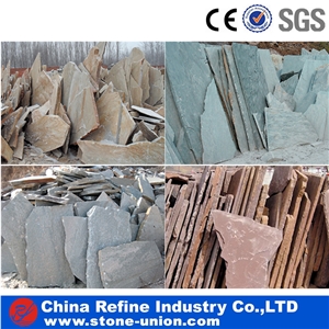 Natural Small Random Slate, Flagstone Paving Stone