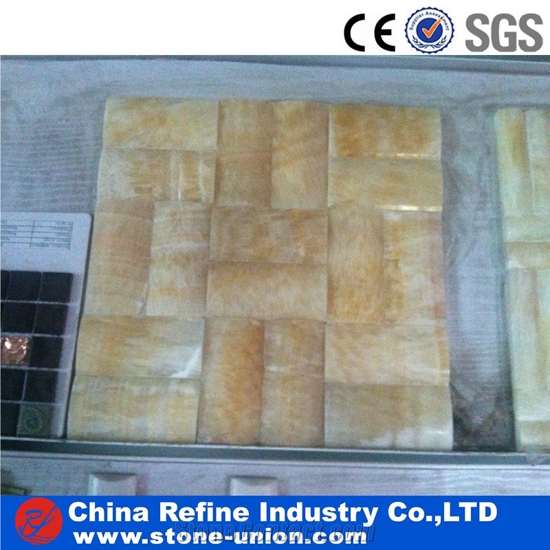Onyx Lantern Marble Stone Mosaic Tile, Wall Mosaic