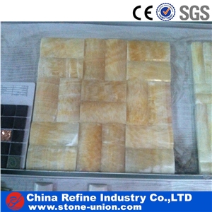 Onyx Lantern Marble Stone Mosaic Tile, Wall Mosaic