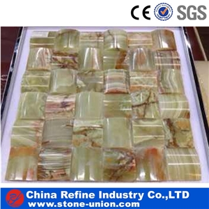 Onyx Lantern Marble Stone Mosaic Tile, Wall Mosaic