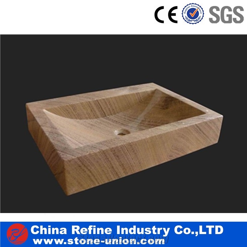 Oval Coral Red Marble Sinks,Polished Red Basins