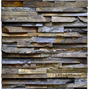 Pink Redstone Stacked Stone Veneer, Ledge Stone