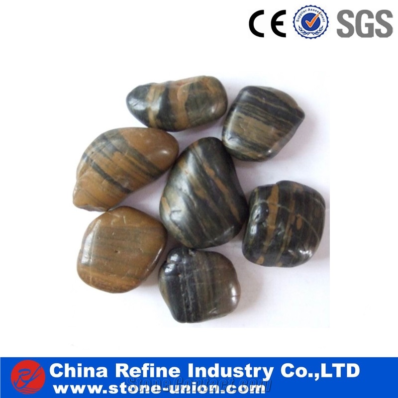 Polished Multi Color River Pebble Stones