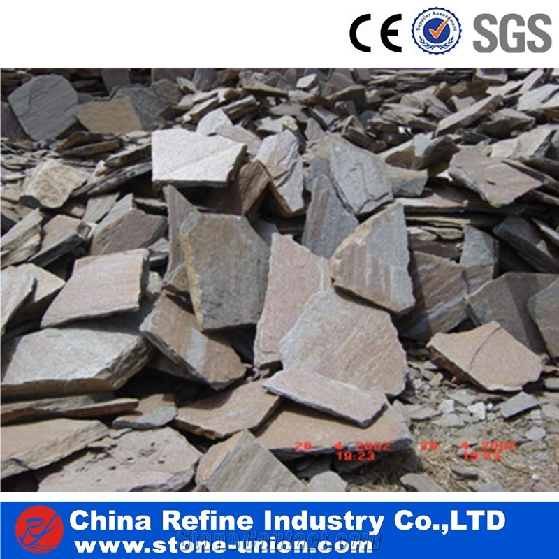 Rusty Slate Flagstone Crazy Paving Stone