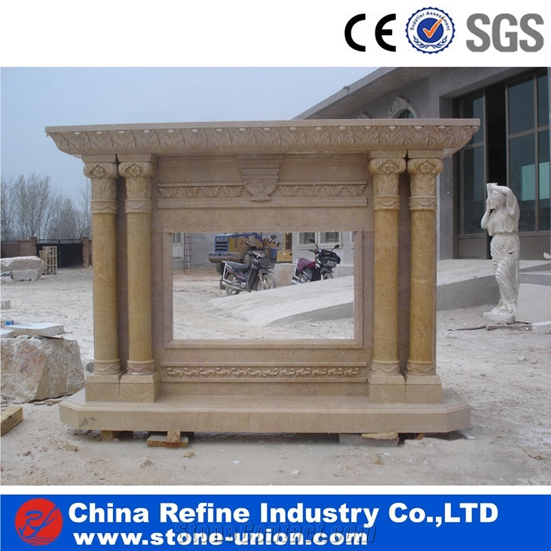 Sculptured Fireplaces Surround,Western Fireplaces