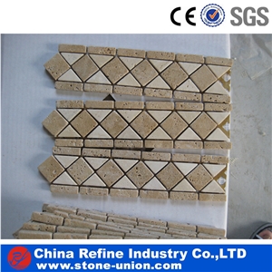 Superior Natural Stone Waterjet Marble Mosaic Tile